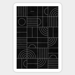 My Favorite Geometric Patterns No.27 - Black Sticker